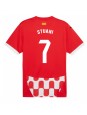 Girona Cristhian Stuani #7 Heimtrikot 2024-25 Kurzarm